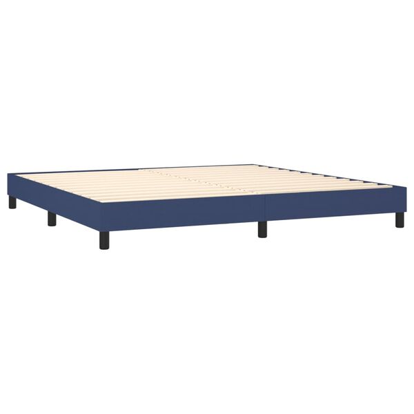 vidaXL &Kappa;&rho;&epsilon;&beta;ά&tau;&iota; Boxspring &mu;&epsilon; &Sigma;&tau;&rho;ώ&mu;&alpha; &Mu;&pi;&lambda;&epsilon; 200x200 &epsilon;&kappa;. &Upsilon;&phi;&alpha;&sigma;&mu;ά&tau;&iota;&nu;&omicron;