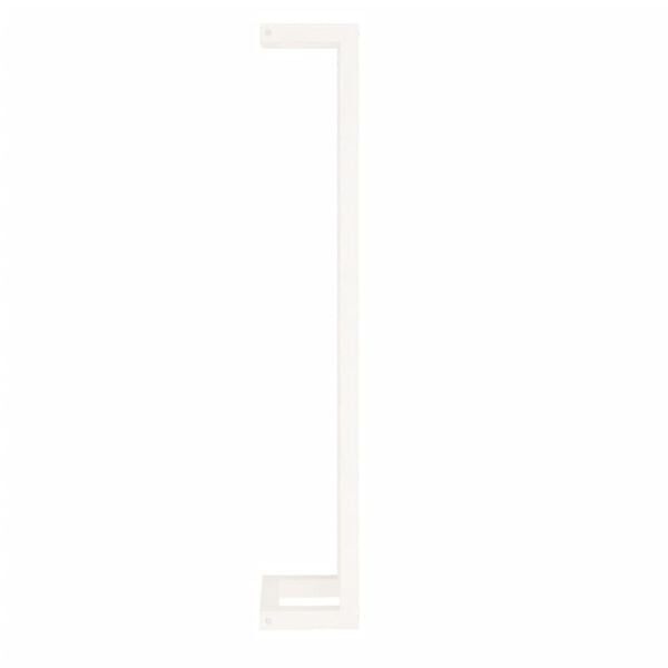vidaXL Πετσετοκρεμάστρα Λευκή 23x18x110 εκ. από Μασίφ Ξύλο Πεύκου