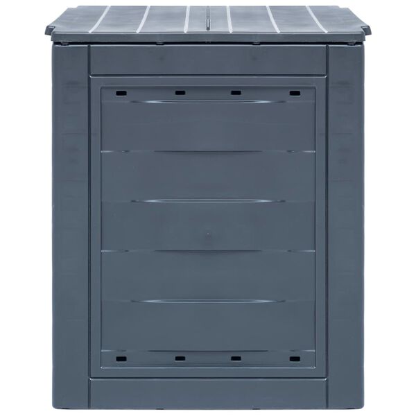 vidaXL Κομποστοποιητές Κήπου 3 τεμ. Γκρι 60 x 60 x 73 εκ. 780 Λίτρα