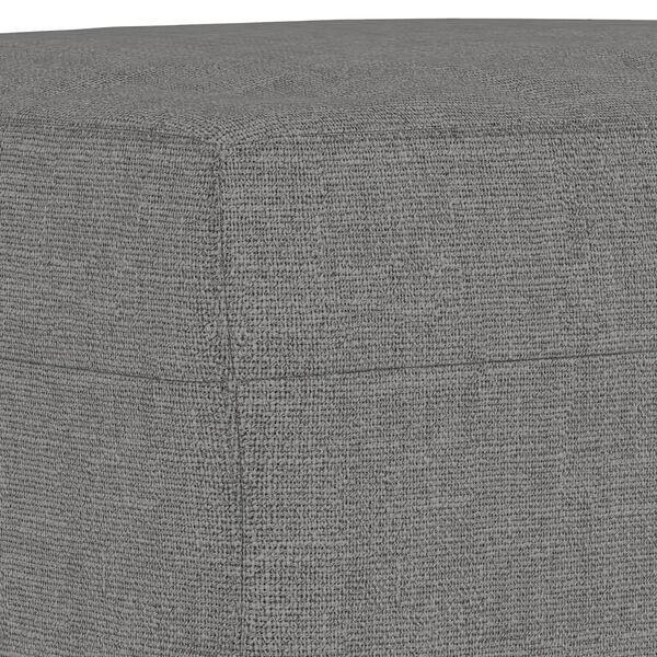 vidaXL Πάγκος Σκούρο Γκρι 70 x 35 x 41 εκ. Υφασμάτινος