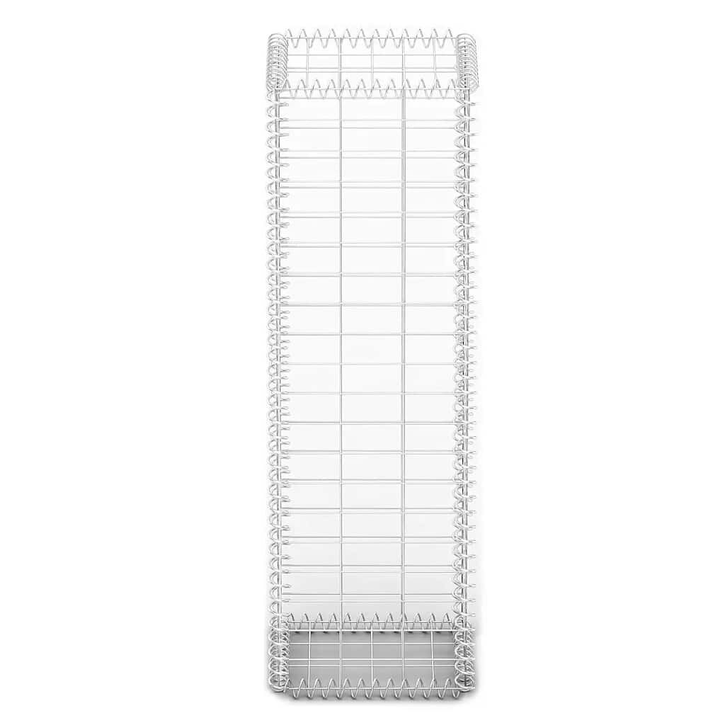 vidaXL Συρματοκιβώτιο 100 x 30 x 30 εκ. Γαλβανισμένο Σύρμα με Καπάκια