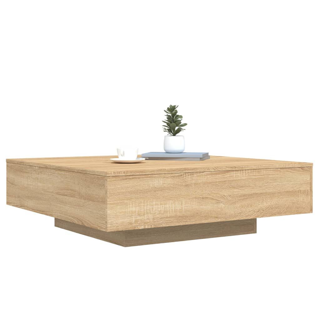 vidaXL Τραπεζάκι Σαλονιού Sonoma Δρυς 100x100x31 εκ Επεξεργασμένο Ξύλο