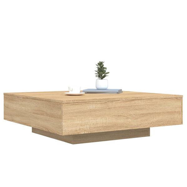 vidaXL Τραπεζάκι Σαλονιού Sonoma Δρυς 100x100x31 εκ Επεξεργασμένο Ξύλο