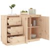 vidaXL Ντουλάπι 111x34x75 εκ. από Μασίφ Ξύλο Πεύκου