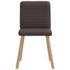 vidaXL Καρέκλες Τραπεζαρίας 6 τεμ. Σκούρο Καφέ Υφασμάτινες