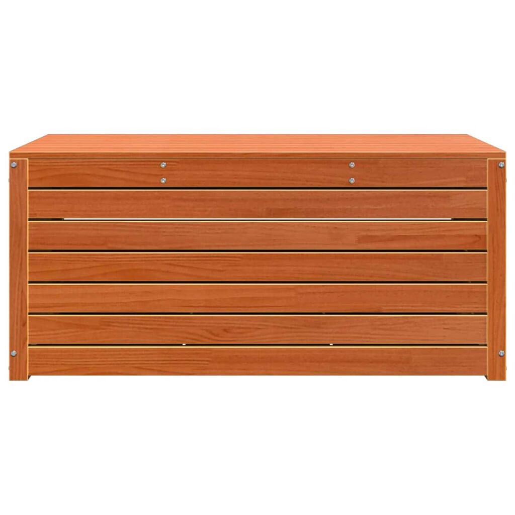 vidaXL Κουτί αποθήκευσης κήπου Καφέ κεριού 101 x 50.5 x 46.5 cm
