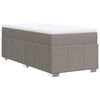 vidaXL &Kappa;&rho;&epsilon;&beta;ά&tau;&iota; Boxspring &mu;&epsilon; &Sigma;&tau;&rho;ώ&mu;&alpha; Taupe 90x190 &epsilon;&kappa;.&Upsilon;&phi;&alpha;&sigma;&mu;ά&tau;&iota;&nu;&omicron;