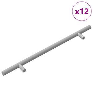 vidaXL &Chi;&epsilon;&iota;&rho;&iota;&sigma;&tau;ή&rho;&iota;&omicron; &Nu;&tau;&omicron;&upsilon;&lambda;ά&pi;&alpha;&sigmaf; 12 pcs &Alpha;&sigma;&eta;&mu;ί 300 mm &Alpha;&nu;&omicron;&xi;&epsilon;ί&delta;&omega;&tau;&omicron; &alpha;&tau;&sigma;ά&lambda;&iota;