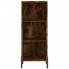 vidaXL Ντουλάπι Καπνιστή δρυς 34,5x34x180 εκ. από Επεξεργασμένο Ξύλο