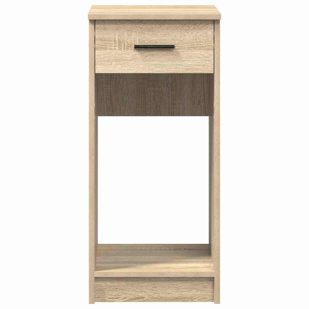 vidaXL Βάση πύργου υπολογιστή με συρτάρι Δρυς sonoma 35x45x77 cm
