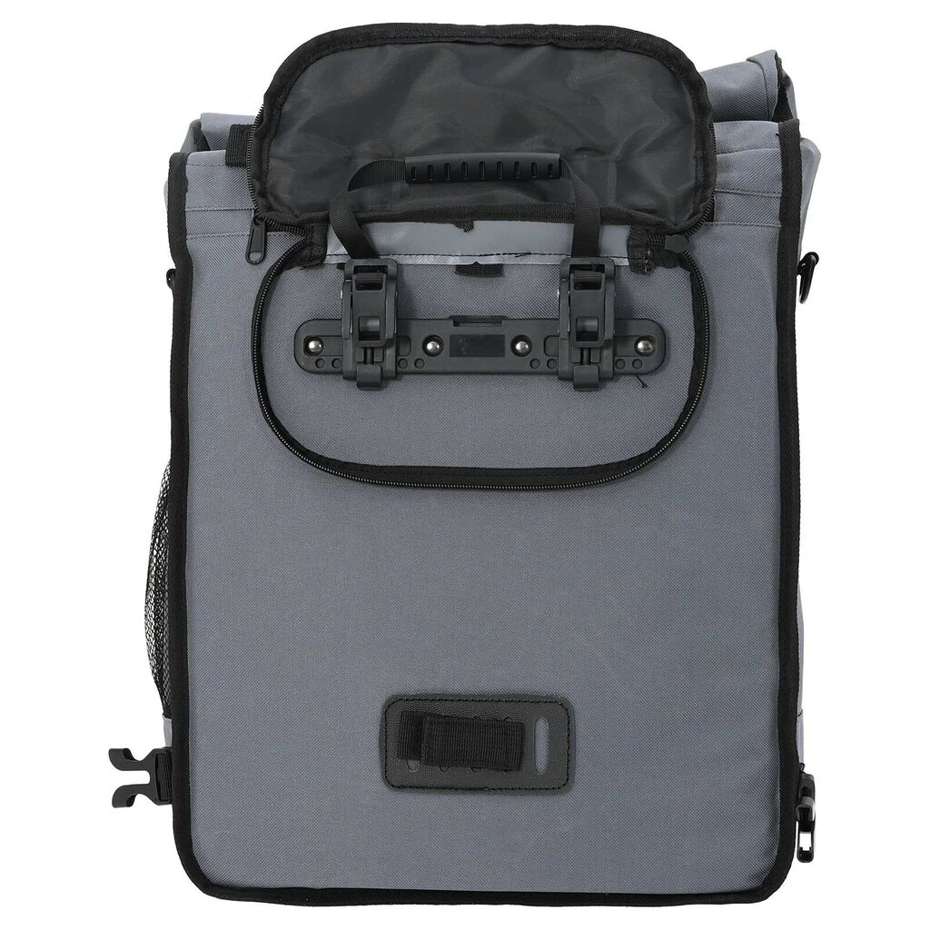 vidaXL Τσάντα Ποδηλάτου για Ράφι 25 L Γκρι 33x16x48 εκ.