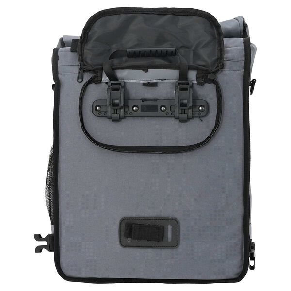 vidaXL Τσάντα Ποδηλάτου για Ράφι 25 L Γκρι 33x16x48 εκ.