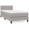 vidaXL &Kappa;&rho;&epsilon;&beta;ά&tau;&iota; Boxspring &mu;&epsilon; &Sigma;&tau;&rho;ώ&mu;&alpha; &Alpha;&nu;&omicron;&iota;&chi;&tau;ό &Gamma;&kappa;&rho;&iota; 80x200 &epsilon;&kappa;. &Upsilon;&phi;&alpha;&sigma;&mu;ά&tau;&iota;&nu;&omicron;