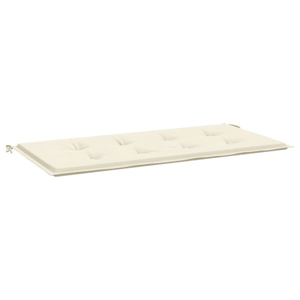 vidaXL Μαξιλάρι Πάγκου Κήπου Κρεμ 100x50x4 εκ. Ύφασμα Oxford