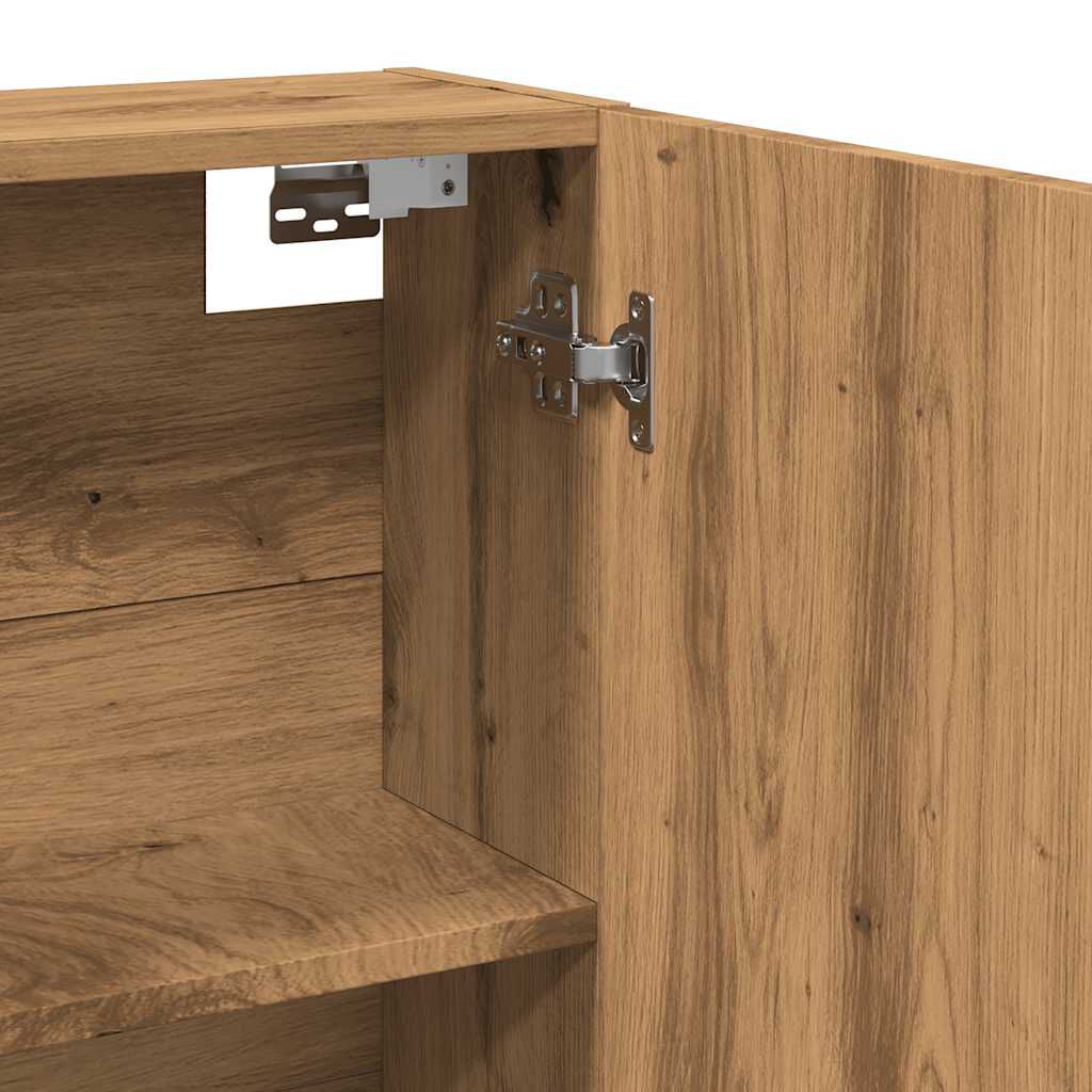 vidaXL Ντουλάπι Μπάνιου Τεχνίτης Δρυς 64x20x66,5 εκ Επεξεργασμένο Ξύλο