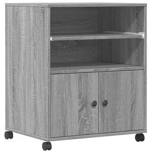 vidaXL &Beta;ά&sigma;&eta; &Epsilon;&kappa;&tau;&upsilon;&pi;&omega;&tau;ή &mu;&epsilon; &Rho;ό&delta;&epsilon;&sigmaf; &Gamma;&kappa;&rho;&iota; Sonoma 60 x 48 x 74 &epsilon;&kappa;.
