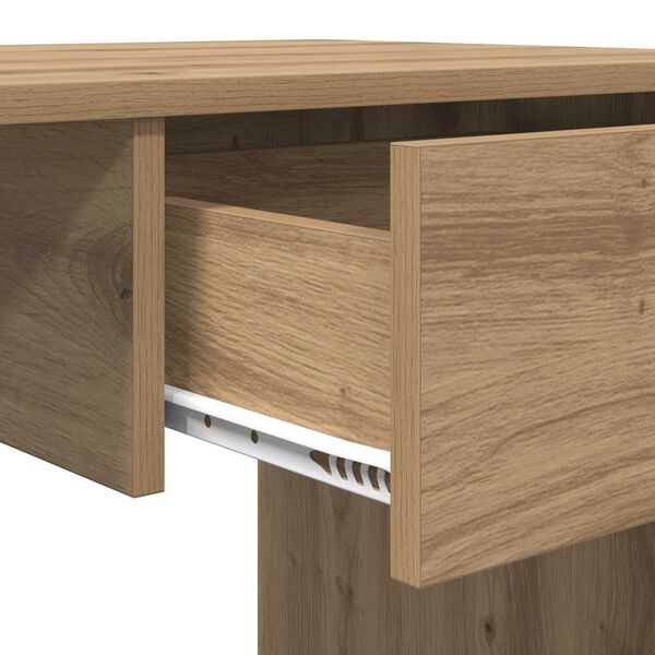 vidaXL Γραφείο artisan δρυς 100 x 50 x 76 εκ. Επεξεργασμένο ξύλο
