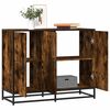 vidaXL Sideboard Καπνιστή δρυς 94x35x76 cm Κατασκευασμένο ξύλο