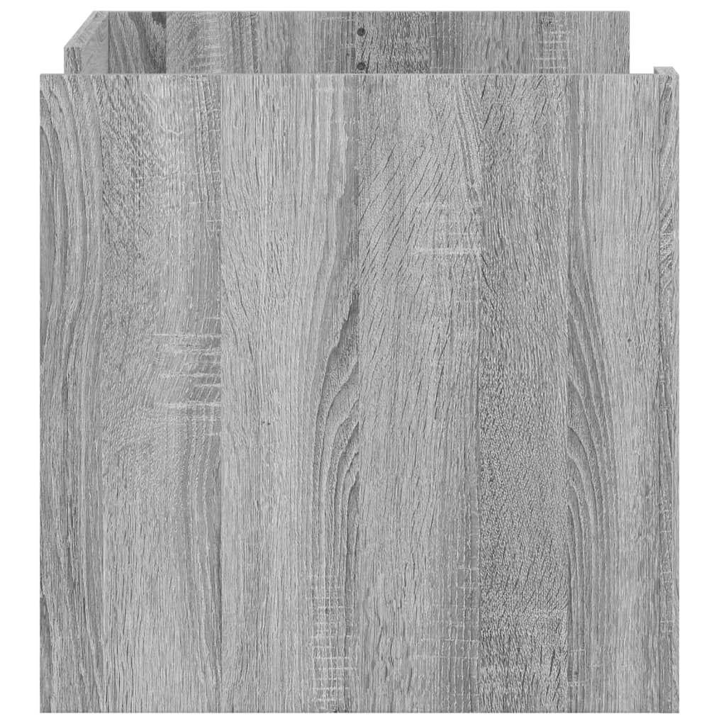 vidaXL Τραπεζάκι Σαλονιού Γκρι Sonoma 80x50x50 εκ. Επεξεργασμένο Ξύλο