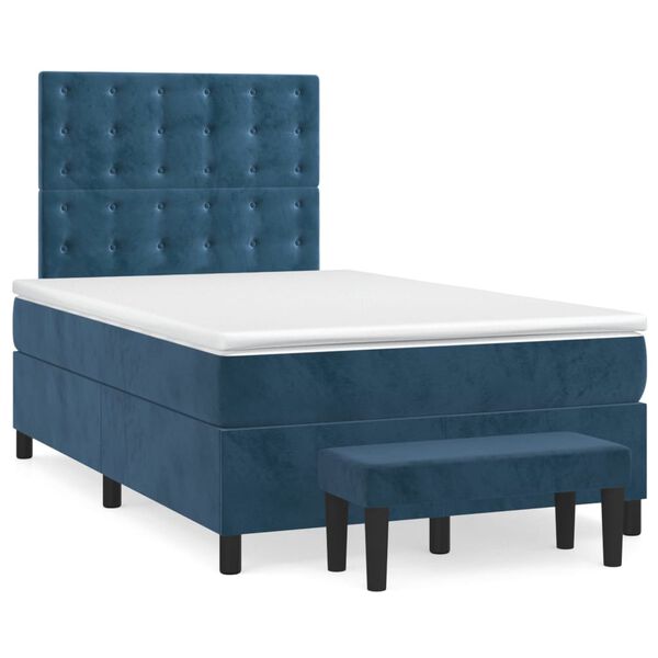 vidaXL &Kappa;&rho;&epsilon;&beta;ά&tau;&iota; Boxspring &mu;&epsilon; &Sigma;&tau;&rho;ώ&mu;&alpha; &Sigma;&kappa;&omicron;ύ&rho;&omicron; &Mu;&pi;&lambda;&epsilon; 120x190 &epsilon;&kappa;. &Beta;&epsilon;&lambda;&omicron;ύ&delta;&iota;&nu;&omicron;