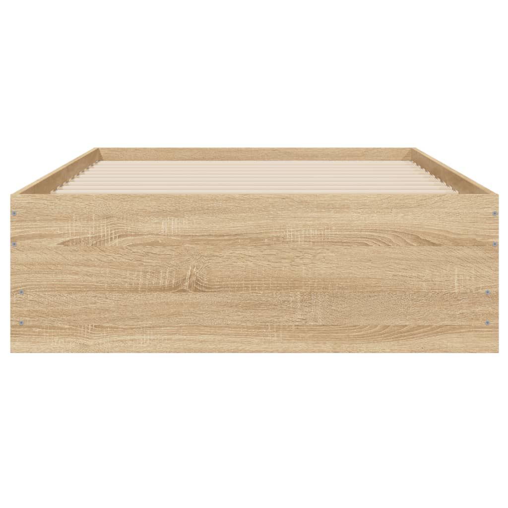 vidaXL Πλαίσιο Κρεβατιού με συρτάρια Sonoma Δρυς 90x200εκ. Επεξ. Ξύλο