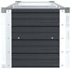 vidaXL Ζαρντινιέρα Υπερυψωμένη Ανθρακί 320x40x45 εκ. Γαλβαν. Χάλυβας