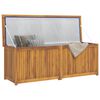 vidaXL Μπαούλο Κήπου 150 x 50 x 55 εκ. από Μασίφ Ξύλο Teak