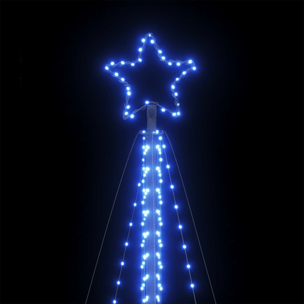 vidaXL Χριστουγεννιάτικο δέντρο LED 789 LED μπλε 476 εκ.