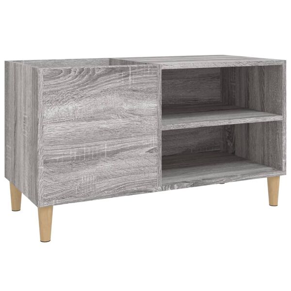 vidaXL Δισκοθήκη Γκρι Sonoma 84,5 x 38 x 48 εκ. από Επεξεργασμένο Ξύλο