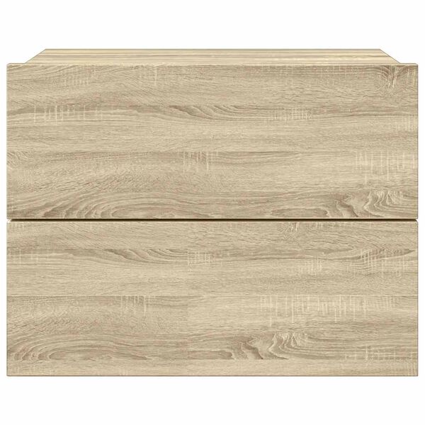 vidaXL Κομοδίνο Χρώμα Sonoma Δρυς 40 x 30 x 30 εκ. από Μοριοσανίδα