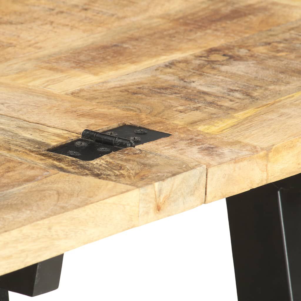 vidaXL Τραπέζι Σαλονιού Επεκτεινόμενο 160x70x45 εκ. Μασίφ Ξύλο Μάνγκο