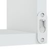 vidaXL Γωνιακές Ραφιέρες Τοίχου 2 τεμ. Λευκές 40x40x50 εκ. Επεξ. Ξύλο