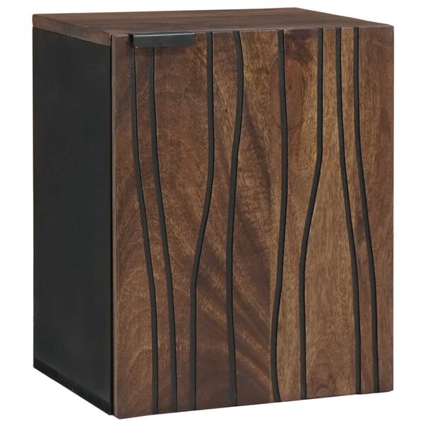 vidaXL Κρεμαστό Ντουλάπι Μπάνιου – 38x33.5x48 εκ Ξύλο και Επεξεργασμένο Ξύλο