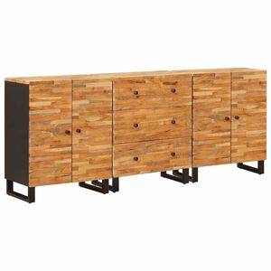 vidaXL &Pi;&lambda;&alpha;ϊ&nu;ό &gamma;&rho;&alpha;&phi;&epsilon;ί&omicron; 3 &tau;&mu;&chi;. 60 x 33 x 75 cm &Sigma;&tau;&epsilon;&rho;&epsilon;ό &xi;ύ&lambda;&omicron; &mu;ά&nu;&gamma;&kappa;&omicron; &Kappa;&alpha;&phi;έ