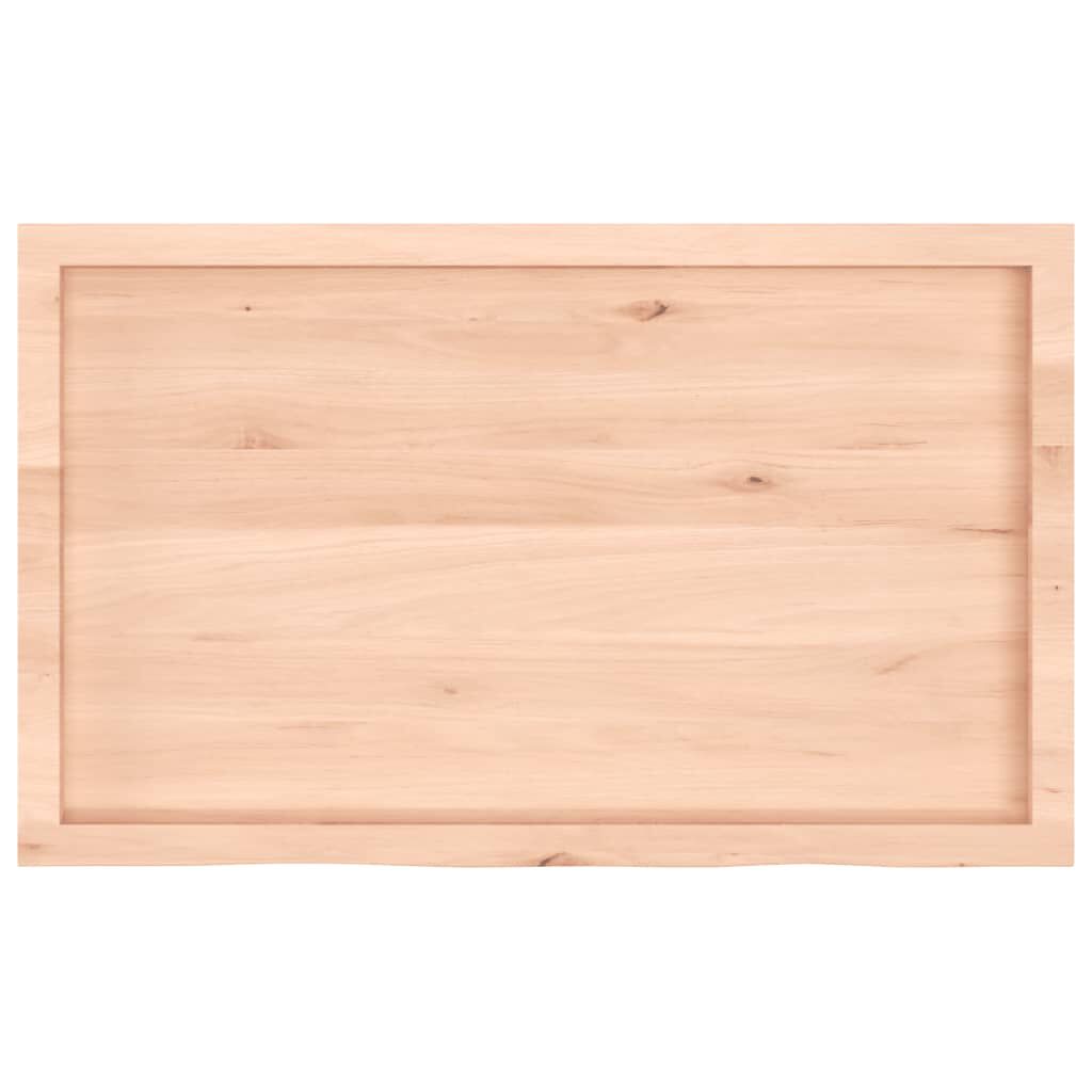 vidaXL Πάγκος Μπάνιου 100x60x(2-4) εκ. από Ακατέργαστο Μασίφ Ξύλο