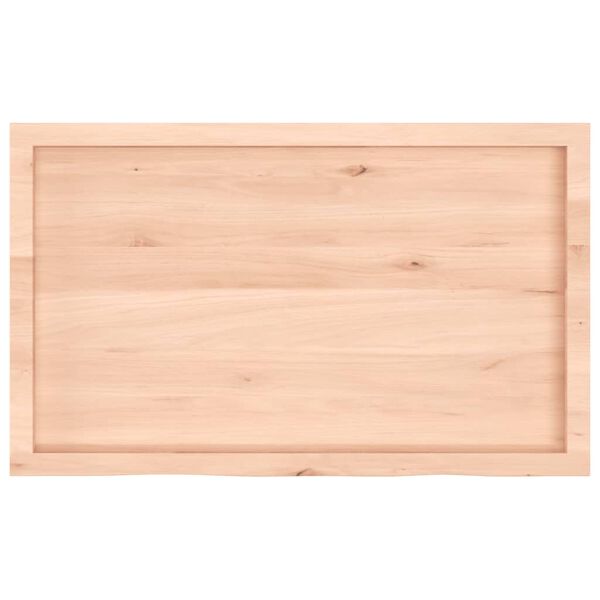 vidaXL Πάγκος Μπάνιου 100x60x(2-4) εκ. από Ακατέργαστο Μασίφ Ξύλο