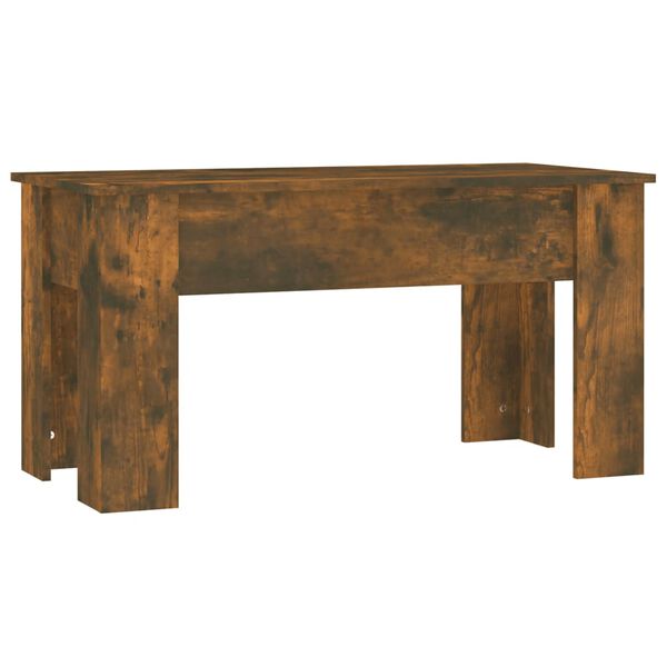 vidaXL Τραπεζάκι Σαλονιού Καπνιστή Δρυς 101x49x52 εκ. Επεξεργ. Ξύλο