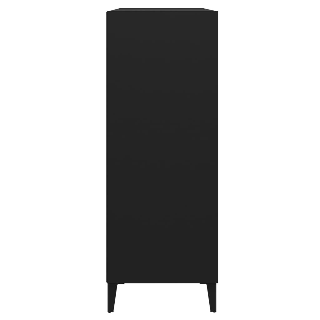 vidaXL Ντουλάπι Μαύρο 69,5x32,5x90 εκ. από Επεξεργασμένο Ξύλο