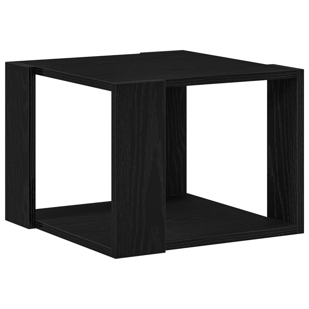 vidaXL Τραπεζάκι Καφέ Μαύρο δρυς 40x40x30 εκ. Κατασκευασμένο ξύλο