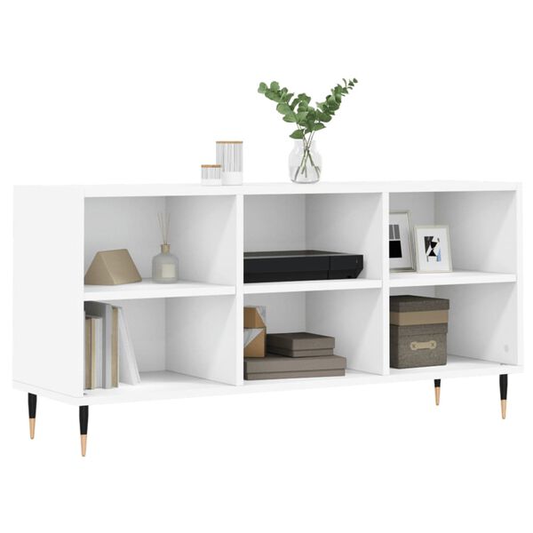 vidaXL Έπιπλο Τηλεόρασης Λευκό 103,5x30x50 εκ. από Επεξεργασμένο Ξύλο