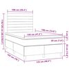vidaXL &Kappa;&rho;&epsilon;&beta;ά&tau;&iota; Boxspring &mu;&epsilon; &Sigma;&tau;&rho;ώ&mu;&alpha; &Mu;&pi;&lambda;&epsilon; 120x190 &epsilon;&kappa;. &Upsilon;&phi;&alpha;&sigma;&mu;ά&tau;&iota;&nu;&omicron;