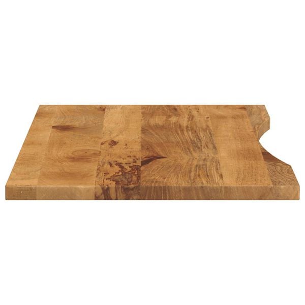 vidaXL Επιφάνεια Γραφείου Καμπύλη 110x60x2,5 εκ Μασίφ Ακατ. Μάνγκο