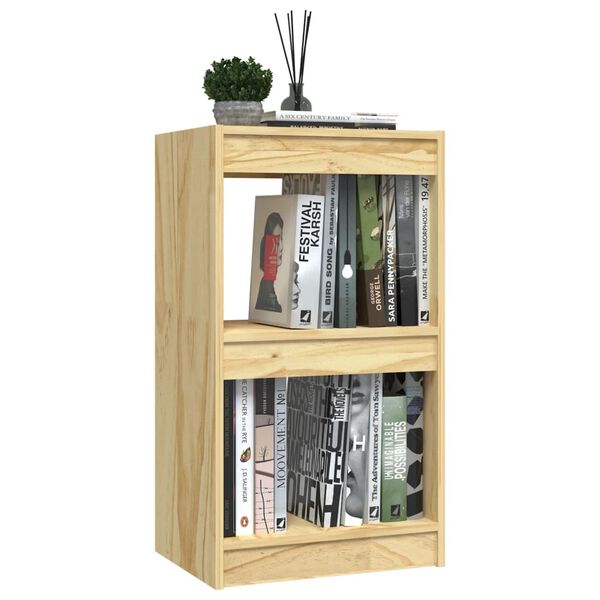 vidaXL Βιβλιοθήκη 40 x 30 x 71,5 εκ. από Μασίφ Ξύλο Πεύκου