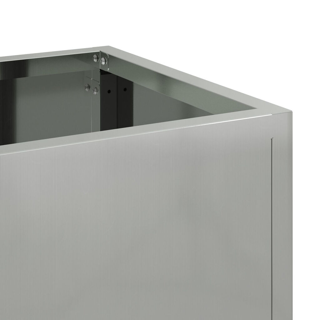 vidaXL Ανυψωμένος Κήπος 100x26x82 εκ Γαλβανισμένο Ατσάλι
