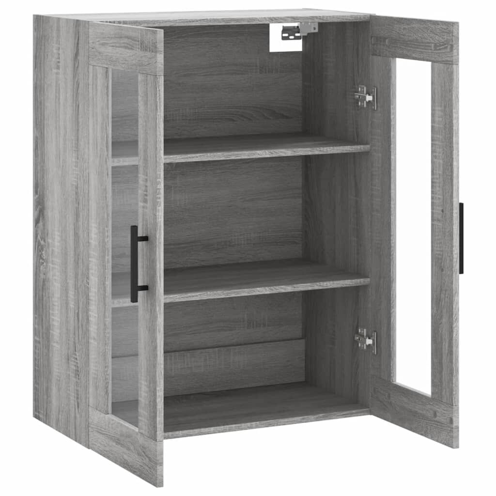 vidaXL Ντουλάπι Τοίχου Γκρι Sonoma 69,5 x 34 x 90 εκ.