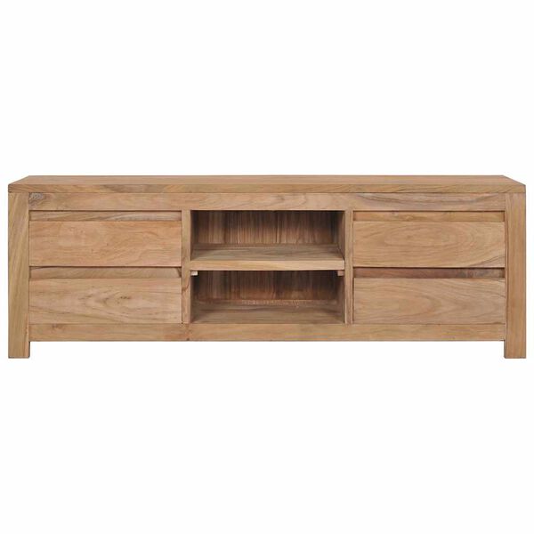 vidaXL Έπιπλο Τηλεόρασης 115x30x40 εκ. από Μασίφ Ξύλο Teak