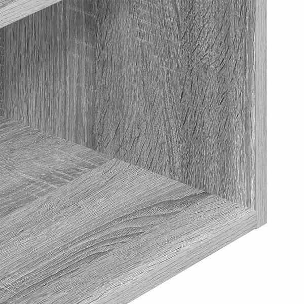 vidaXL Κομοδίνο με συρτάρι Γκρι Sonoma 35x34x66,5 εκ.
