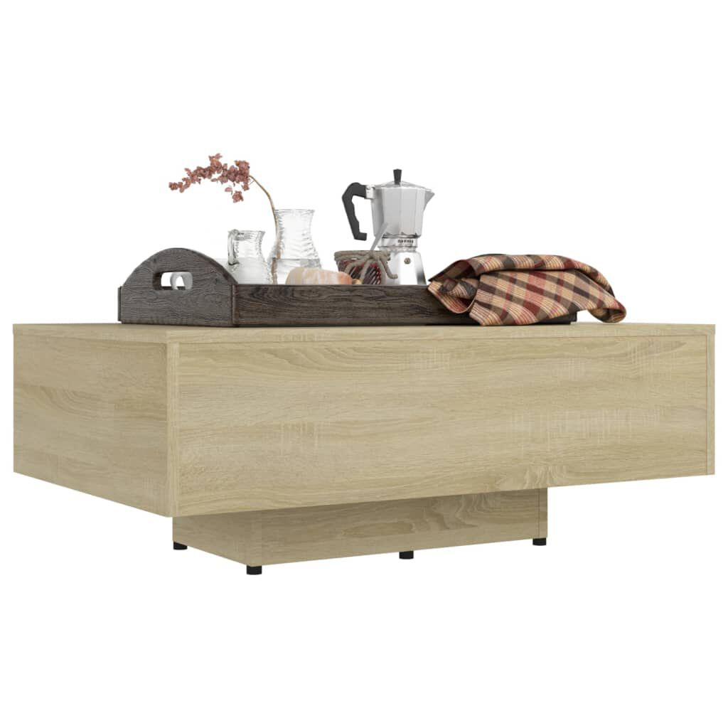 vidaXL Τραπεζάκι Σαλονιού Sonoma Δρυς 85x55x31 εκ. από Επεξ. Ξύλο