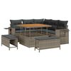 vidaXL &Sigma;&epsilon;&tau; &Kappa;&alpha;&nu;&alpha;&pi;έ &Kappa;ή&pi;&omicron;&upsilon; &mu;&epsilon; &mu;&alpha;&xi;&iota;&lambda;ά&rho;&iota; 8 pcs &Gamma;&kappa;&rho;&iota; &sigma;&upsilon;&nu;&theta;&epsilon;&tau;&iota;&kappa;ό &rho;&alpha;&tau;ά&nu;