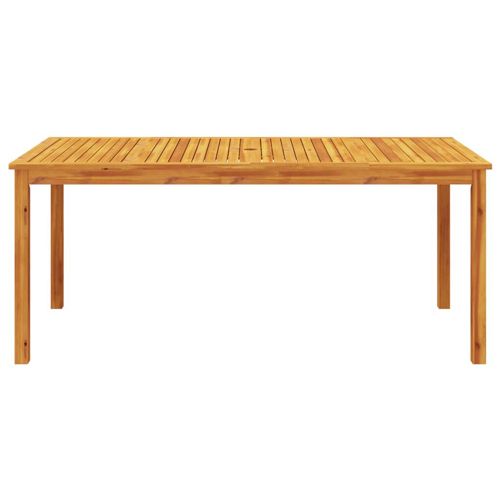 vidaXL Τραπεζαρία Κήπου 180 x 90 x 75 εκ. από Μασίφ Ξύλο Ακακίας